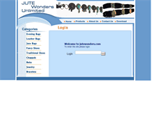 Tablet Screenshot of jutewonders.com